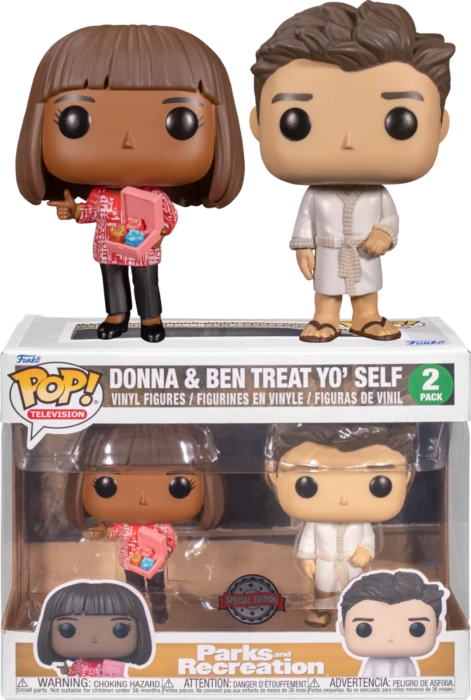 The Amazing Collectables Funko Pop! Parks And Recreation - Donna & Ben Treat Yo' Self - 2-Pack Television 3 The Amazing Collectables Funko Pop! Parks And Recreation - Donna & Ben Treat Yo' Self - 2-Pack Television