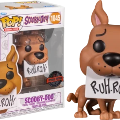 The Amazing Collectables Funko Pop! Scooby-Doo - Scooby-Doo With Ruh-Roh! Sign #1045 Animation