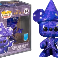 The Amazing Collectables Funko Pop! Fantasia - Sorcerer Mickey Blue Artist Series 80th Anniversary With Pop! Protector #14