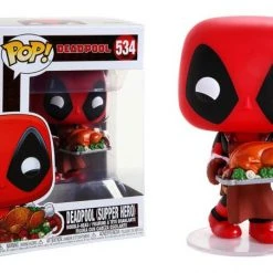 The Amazing Collectables Latest Additions Funko Pop! Deadpool - Deadpool With Turkey Christmas Holiday #534