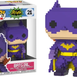The Amazing Collectables Latest Additions Funko Pop! Batman - 1966 Batgirl 8-Bit Purple #21