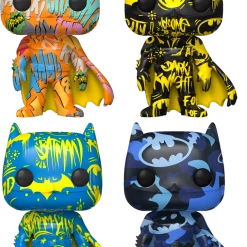 The Amazing Collectables Funko Pop! Batman - Batman Artist Series Pop! Vinyl Bundle With Pop! Protector (Set Of 4) Bundles