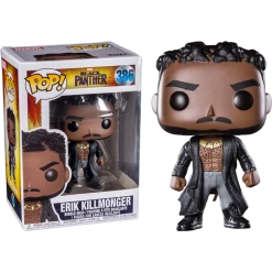 The Amazing Collectables Funko Pop! Black Panther (2018) - Erik Killmonger With Scars #386