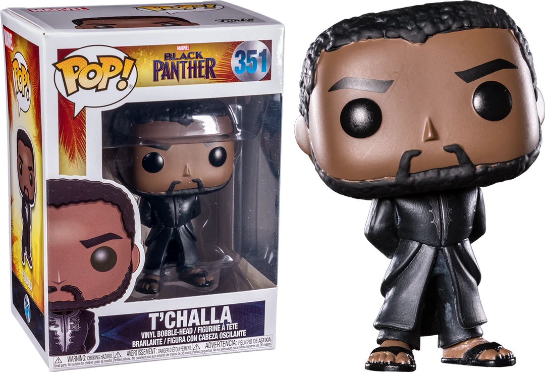 The Amazing Collectables Latest Additions Funko Pop! Black Panther (2018) - Black Panther In Black Robe #351 3 The Amazing Collectables Latest Additions Funko Pop! Black Panther (2018) - Black Panther In Black Robe #351