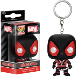 The Amazing Collectables Funko Pocket Pop! Keychain - Deadpool - Black Outfit Deadpool