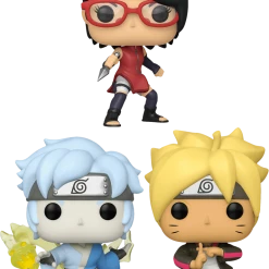 The Amazing Collectables Funko Pop! Boruto: Naruto Next Generations - Hidden Leaf Village - Bundle (Set Of 3)