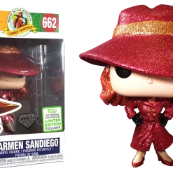 The Amazing Collectables Funko Pop! Where In The World Is Carmen Sandiego - Carmen Sandiego Diamond Glitter #662 (2019 Spring Convention Exclusive)