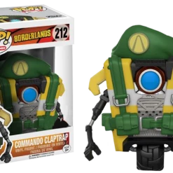 The Amazing Collectables Funko Pop! Borderlands - Claptrap Commando #212 Video Games