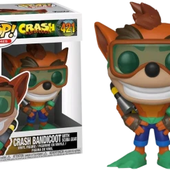 The Amazing Collectables Video Games Funko Pop! Crash Bandicoot - Crash Bandicoot In Scuba Gear #421