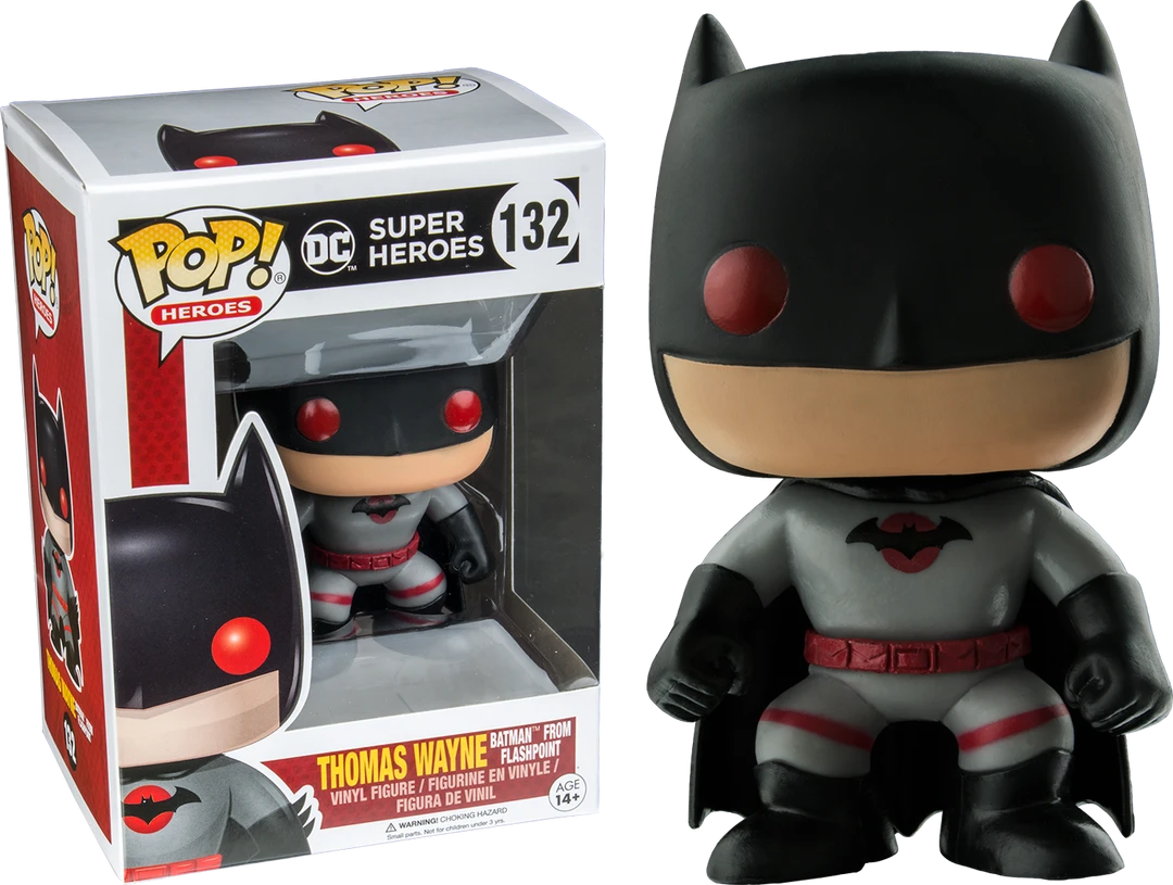 The Amazing Collectables Funko Pop! Batman - Flashpoint Batman Thomas Wayne #132 3 The Amazing Collectables Funko Pop! Batman - Flashpoint Batman Thomas Wayne #132