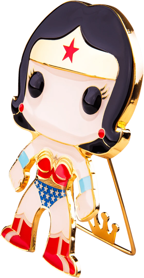 The Amazing Collectables Funko Pop! Wonder Woman - Wonder Woman 4” Enamel Pin #04 Chase Chance! 4 The Amazing Collectables Funko Pop! Wonder Woman - Wonder Woman 4” Enamel Pin #04 Chase Chance!