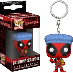 The Amazing Collectables Funko Pocket Pop! Keychain - Deadpool - Deadpool Bathtime Pop! Keychains