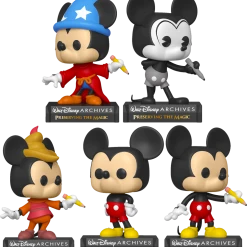 The Amazing Collectables Bundles Funko Pop! Walt Disney Archives - Mickey Mouse 50th Anniversary - Bundle (Set Of 5)