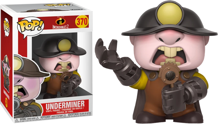 The Amazing Collectables Latest Additions Funko Pop! Incredibles 2 - The Underminer #370 3 The Amazing Collectables Latest Additions Funko Pop! Incredibles 2 - The Underminer #370