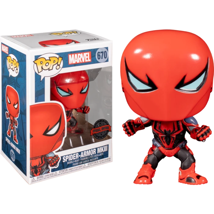 The Amazing Collectables Funko Pop! Spider-Man - Spider-Armor MKIII #670 Latest Additions 3 The Amazing Collectables Funko Pop! Spider-Man - Spider-Armor MKIII #670 Latest Additions