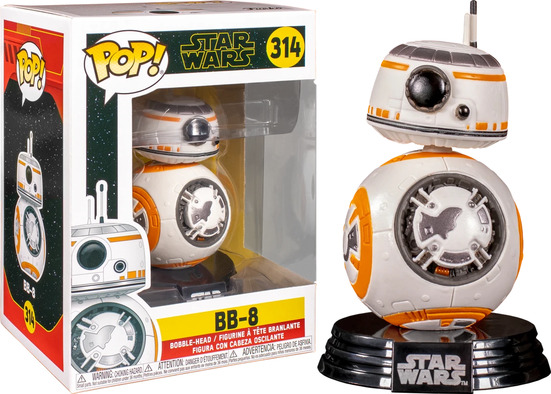The Amazing Collectables Funko Pop! Star Wars Episode IX: The Rise Of Skywalker - BB-8 #314 3 The Amazing Collectables Funko Pop! Star Wars Episode IX: The Rise Of Skywalker - BB-8 #314