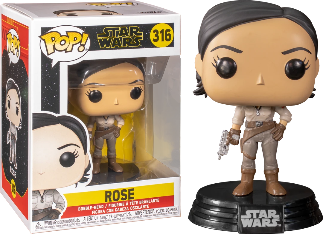 The Amazing Collectables Funko Pop! Star Wars Episode IX: The Rise Of Skywalker - Rose #316 3 The Amazing Collectables Funko Pop! Star Wars Episode IX: The Rise Of Skywalker - Rose #316
