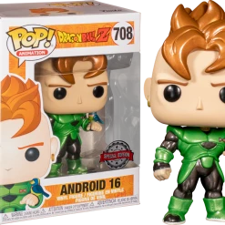 The Amazing Collectables Funko Pop! Dragon Ball Z - Android 16 Metallic #708