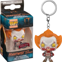 The Amazing Collectables Funko Pocket Pop! Keychain - It: Chapter Two - Pennywise With Skateboard