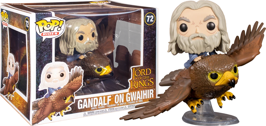 The Amazing Collectables Funko Pop! The Lord Of The Rings - Gandalf With Gwaihir #72 Movies 3 The Amazing Collectables Funko Pop! The Lord Of The Rings - Gandalf With Gwaihir #72 Movies