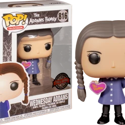 The Amazing Collectables Funko Pop! The Addams Family (2019) - Wednesday Addams With Valentines Hearts #816