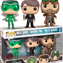 The Amazing Collectables Funko Pop! Artemis Fowl - Artemis, Mulch And Holly - 3-Pack