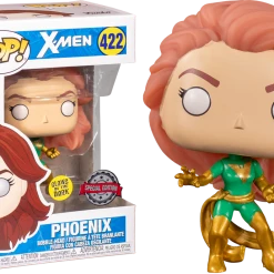 The Amazing Collectables Funko Pop! X-Men - Dark Phoenix In Green Suit Glow In The Dark #422 Latest Additions