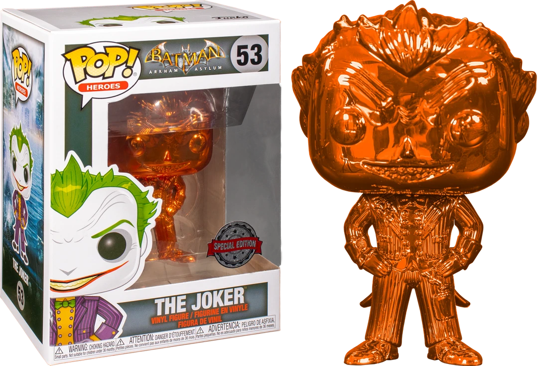 The Amazing Collectables Latest Additions Funko Pop! Batman: Arkham Asylum - The Joker Chrome - Bundle (Set Of 4) 5 The Amazing Collectables Latest Additions Funko Pop! Batman: Arkham Asylum - The Joker Chrome - Bundle (Set Of 4)