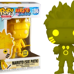 The Amazing Collectables Funko Pop! Naruto: Shippuden - Naruto Six Path Yellow Glow In The Dark #186 Animation