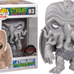 The Amazing Collectables Latest Additions Funko Pop! HP Lovecraft - Cthulhu Black & White #03