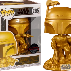The Amazing Collectables Funko Pop! Star Wars - Jango Fett Metallic Gold #285