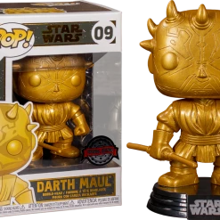 The Amazing Collectables Funko Pop! Star Wars - Darth Maul Metallic Gold #09