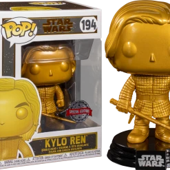The Amazing Collectables Funko Pop! Star Wars - Kylo Ren Metallic Gold #194