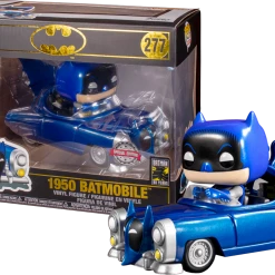 The Amazing Collectables Funko Pop! Rides - Batman - Batman With 1950 Batmobile 80th Anniversary Metallic #277 Latest Additions