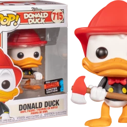 The Amazing Collectables Funko Pop! Donald Duck - Donald Duck Firefighter #715 (2019 NYCC Exclusive)