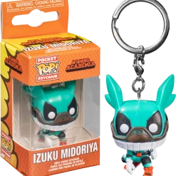 The Amazing Collectables Funko Pocket Pop! Keychain - My Hero Academia - Deku With Helmet Animation