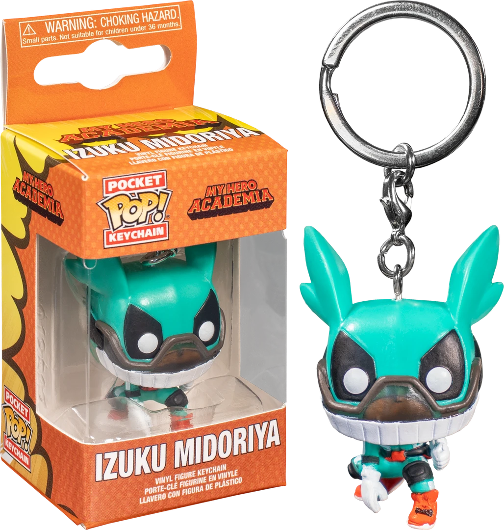 The Amazing Collectables Funko Pocket Pop! Keychain - My Hero Academia - Deku With Helmet Animation 3 The Amazing Collectables Funko Pocket Pop! Keychain - My Hero Academia - Deku With Helmet Animation
