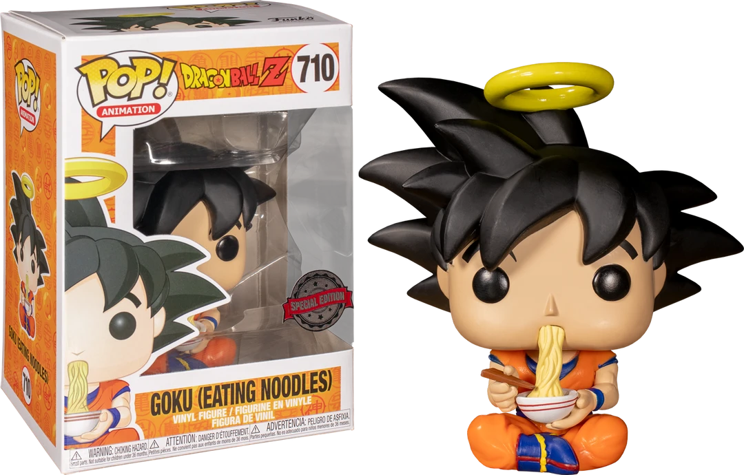 The Amazing Collectables Funko Pop! Dragon Ball Z - Goku Eating Noodles #710 Animation 3 The Amazing Collectables Funko Pop! Dragon Ball Z - Goku Eating Noodles #710 Animation