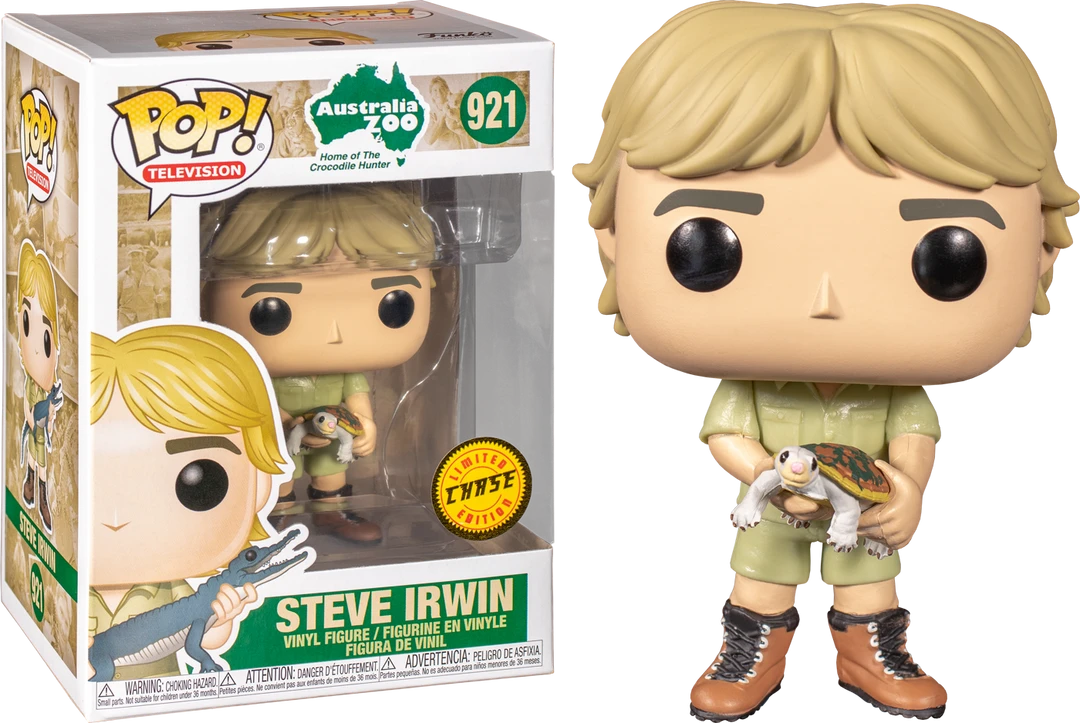 The Amazing Collectables Chase Chance! Funko Pop! The Crocodile Hunter - Steve Irwin #921 - Chase Chance 4 The Amazing Collectables Chase Chance! Funko Pop! The Crocodile Hunter - Steve Irwin #921 - Chase Chance