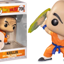 The Amazing Collectables Animation Funko Pop! Dragon Ball Z - Krillin With Destructo Disc #706