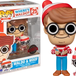 The Amazing Collectables Icons Funko Pop! Where's Waldo - Wally With Woof #25