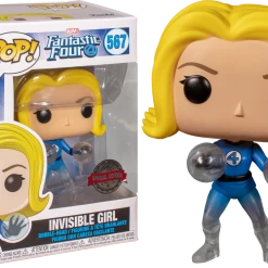 The Amazing Collectables Latest Additions Funko Pop! Fantastic Four - Invisible Girl Translucent #567