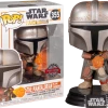 The Amazing Collectables Funko Pop! Star Wars: The Mandalorian - The Mandalorian With Flame #355