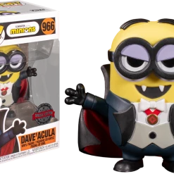 The Amazing Collectables Funko Pop! Minions Universal Monsters - Dave'acula #966 Movies