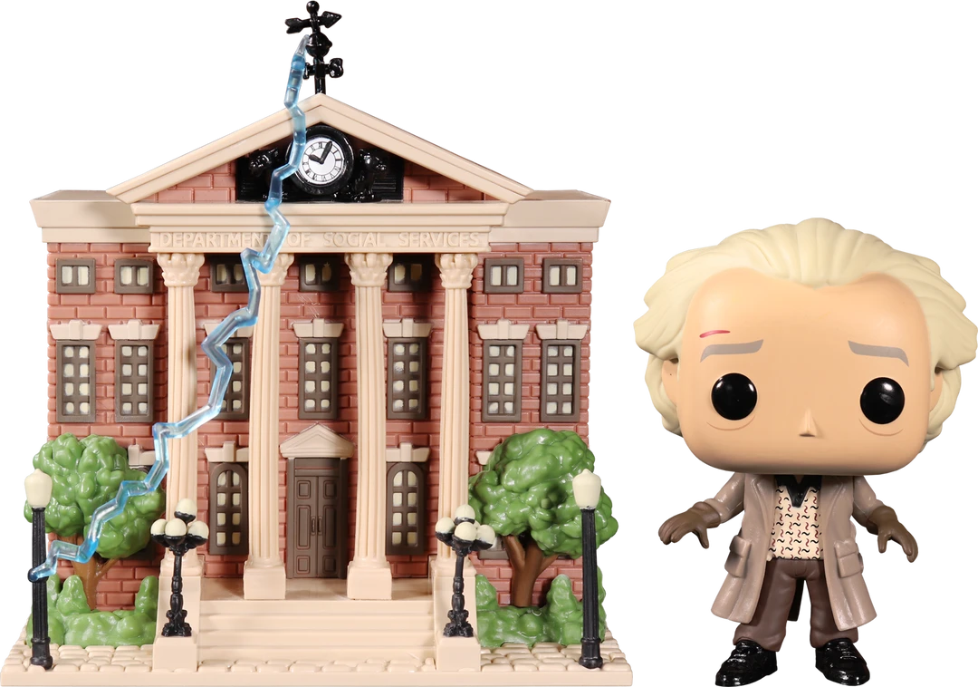 The Amazing Collectables Movies Funko Pop! Back To The Future - Dr. Emmett Brown With Clock Tower #15 3 The Amazing Collectables Movies Funko Pop! Back To The Future - Dr. Emmett Brown With Clock Tower #15