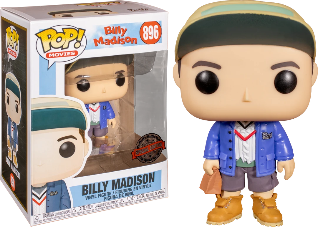 The Amazing Collectables Funko Pop! Billy Madison - Billy Madison With Lunch Bag #896 Movies 3 The Amazing Collectables Funko Pop! Billy Madison - Billy Madison With Lunch Bag #896 Movies