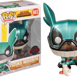 The Amazing Collectables Animation Funko Pop! My Hero Academia - Izuku Midoriya (Deku With Helmet) Metallic #603