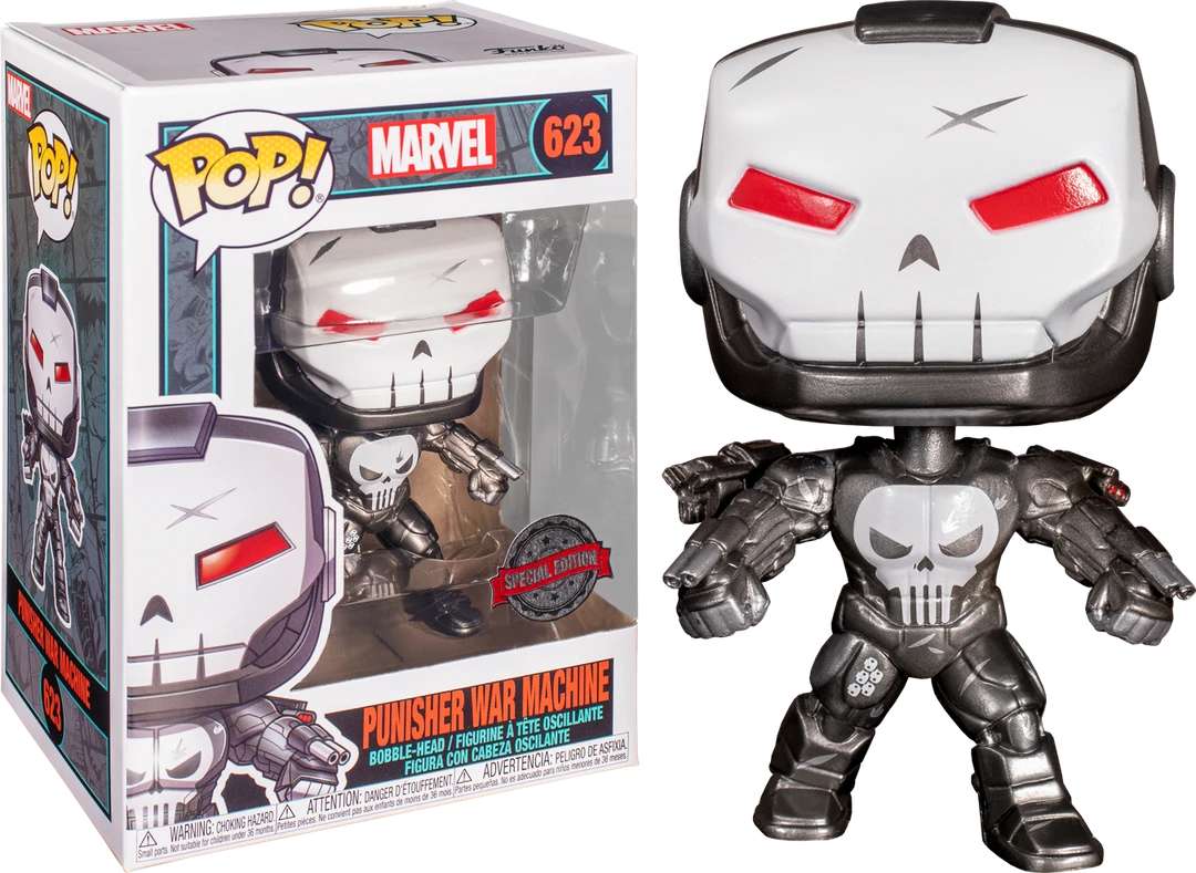 The Amazing Collectables Funko Pop! The Punisher - Punisher War Machine Metallic #623 3 The Amazing Collectables Funko Pop! The Punisher - Punisher War Machine Metallic #623
