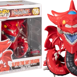 The Amazing Collectables Funko Pop! Yu-Gi-Oh! - Slifer The Sky Dragon 6" Super Sized #756