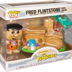 The Amazing Collectables Animation Funko Pop! Town - The Flintstones - Fred Flintstone With Flintstone's Home